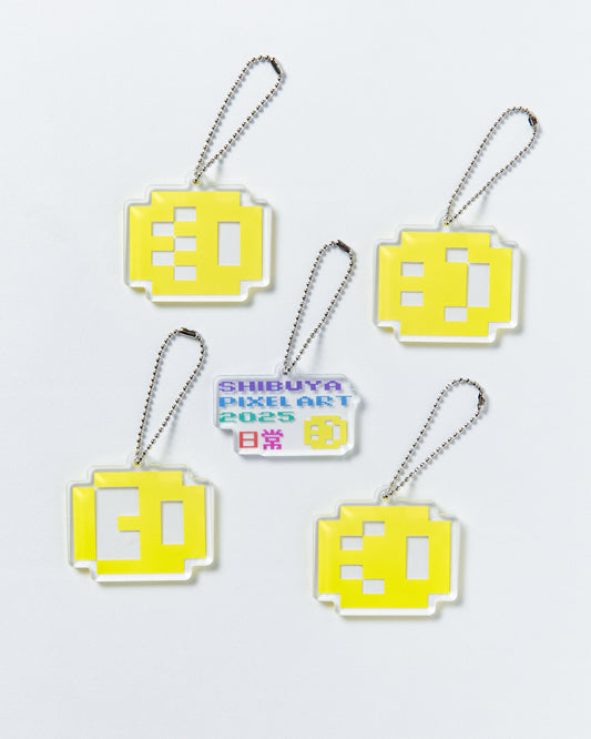 Shibuya Pixel Art 2025 / 公式アクリルキーホルダー
