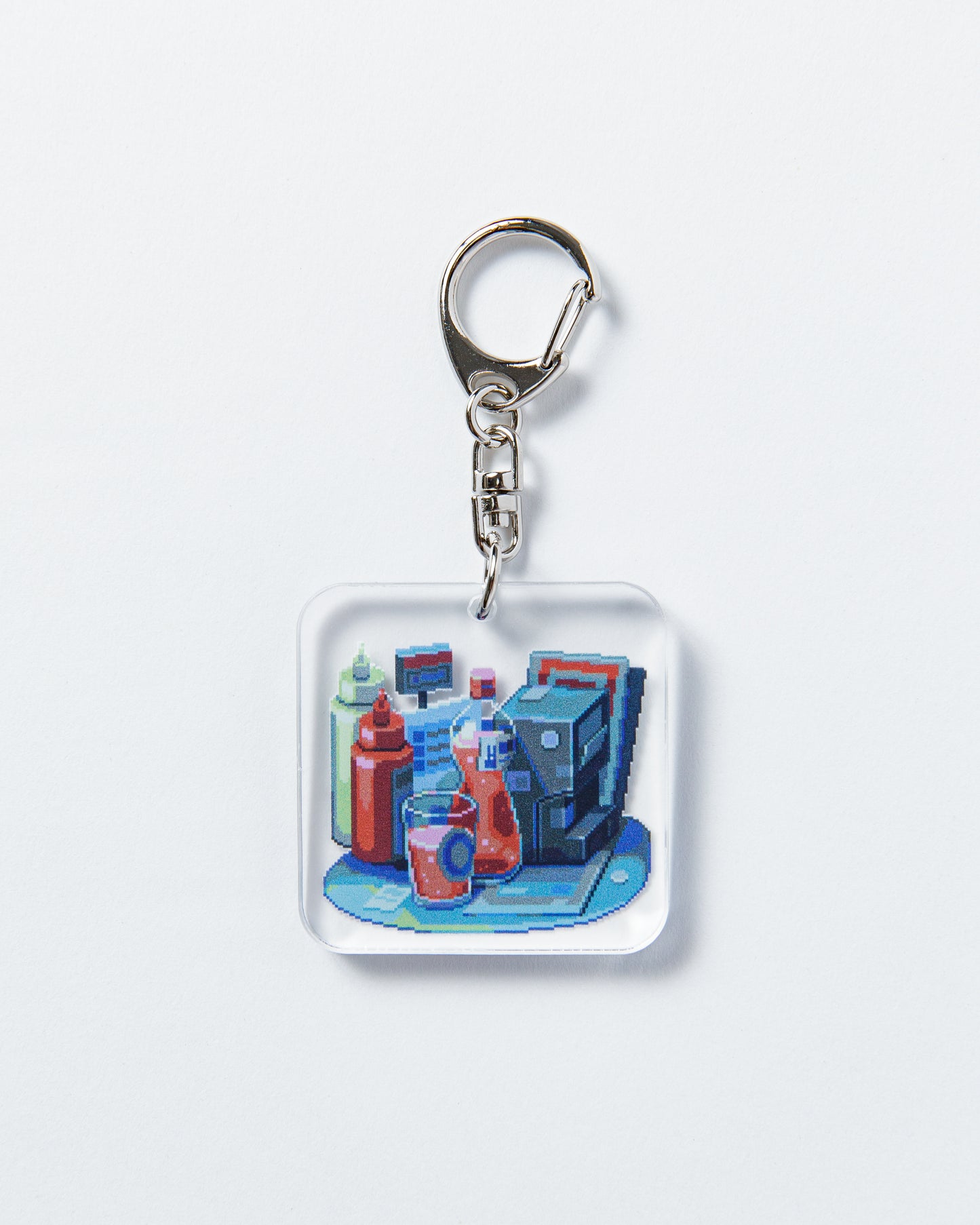 Shibuya Pixel Art 2025 / waneella Acrylic Keychain