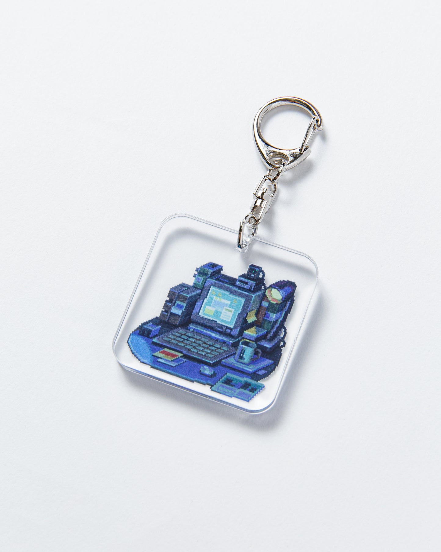 Shibuya Pixel Art 2025 / waneella Acrylic Keychain
