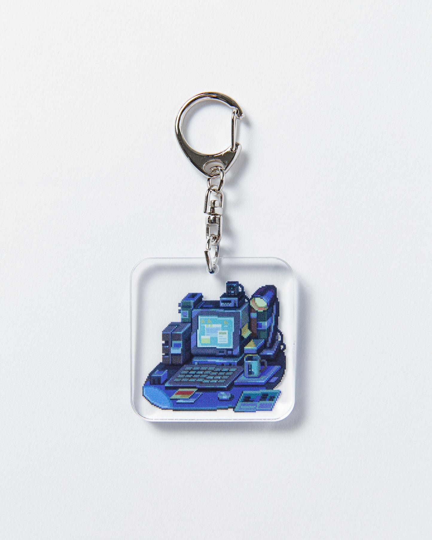 Shibuya Pixel Art 2025 / waneella Acrylic Keychain