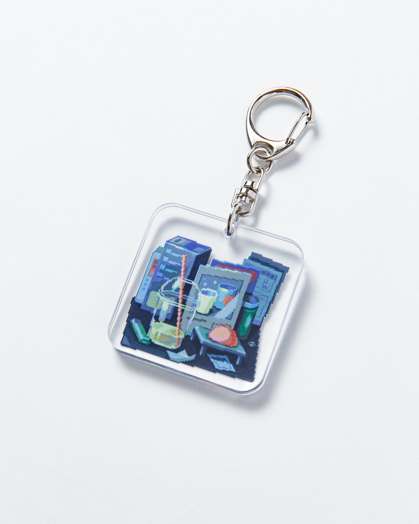 Shibuya Pixel Art 2025 / waneella Acrylic Keychain