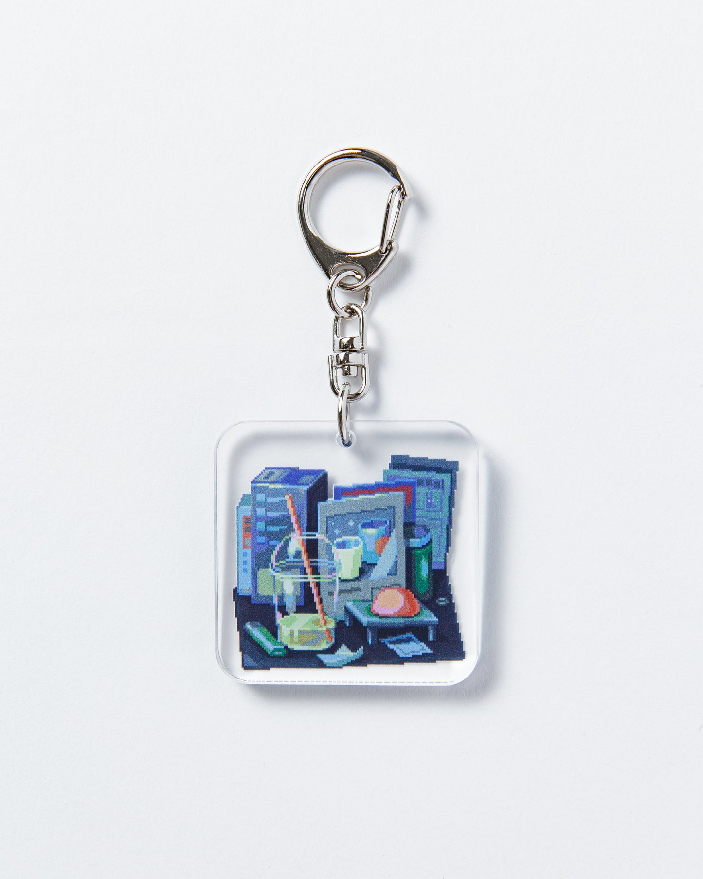 Shibuya Pixel Art 2025 / waneella Acrylic Keychain