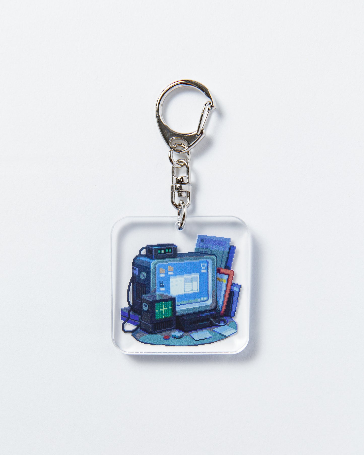Shibuya Pixel Art 2025 / waneella Acrylic Keychain