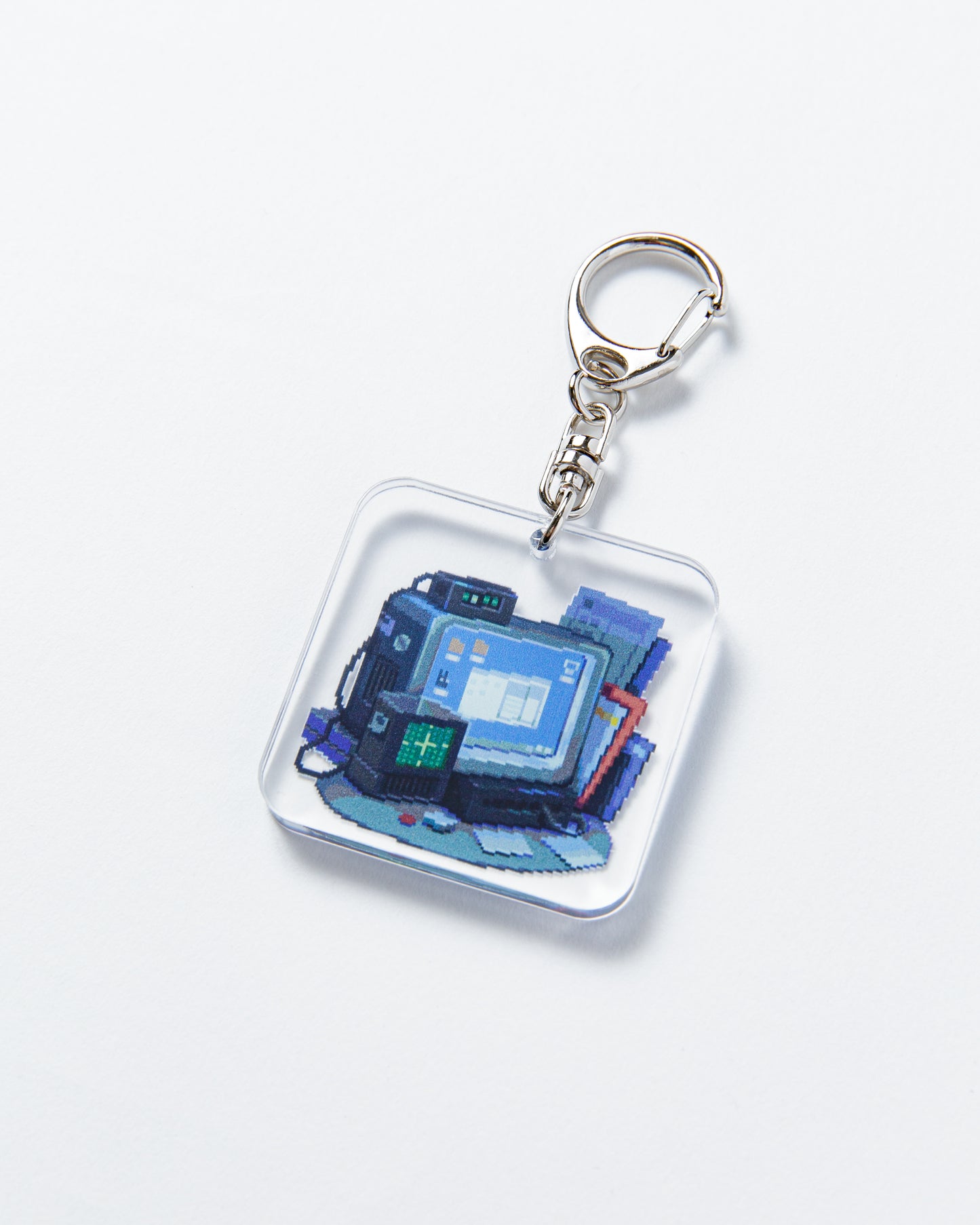 Shibuya Pixel Art 2025 / waneella Acrylic Keychain