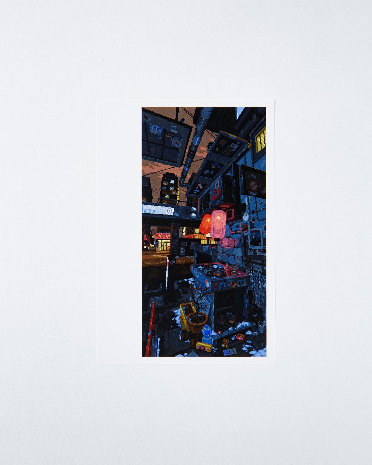 Shibuya Pixel Art 2025 / waneella Postcard Set（10cards）